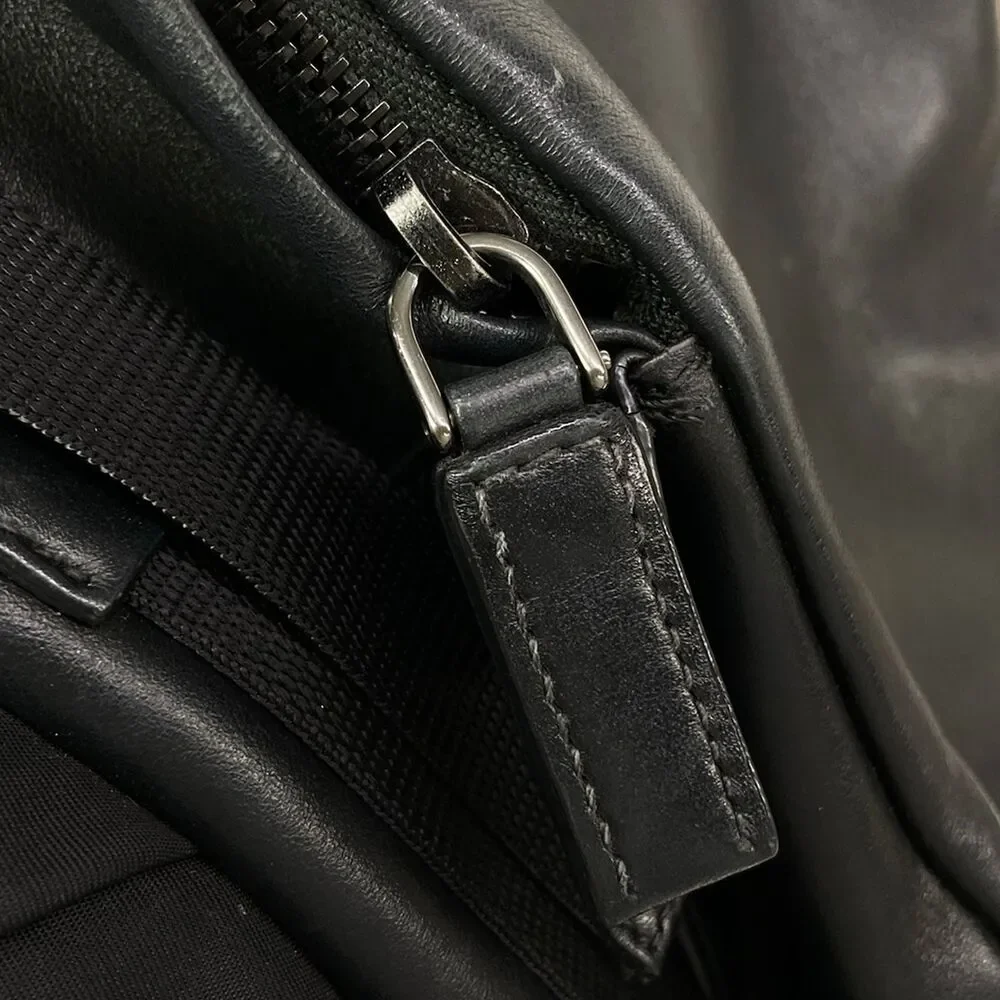 Prada Backpack Leather Nylon
